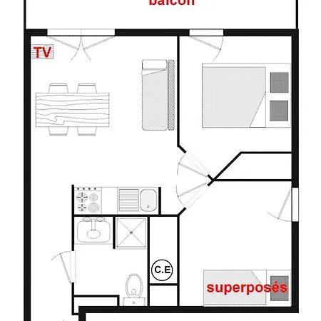 公寓 Les Oursons - Au Pied Des Pistes, Vue Mont-charvin Mae-2394 圣母贝莱克